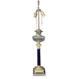 English Neo-classic Oil Lamp