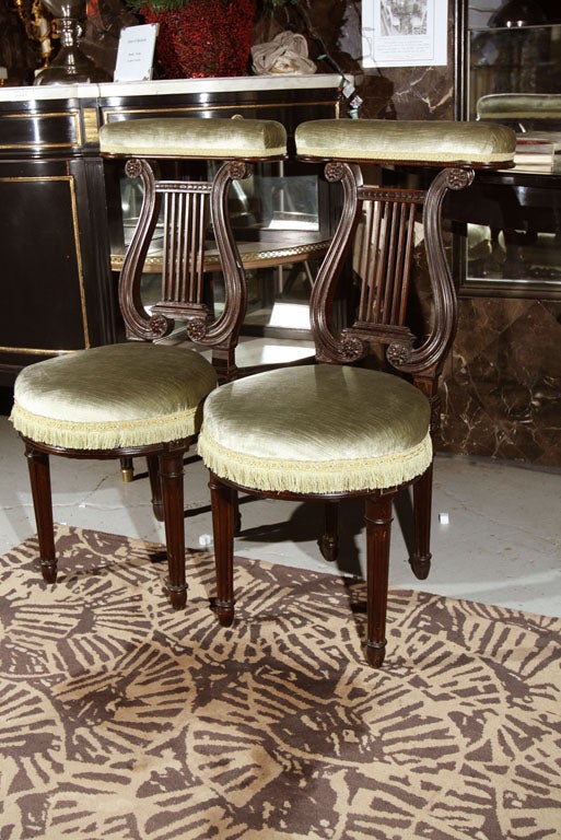 Pair of English Cock-Fighting Chairs