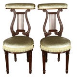 Antique Pair of English Cock-Fighting Chairs