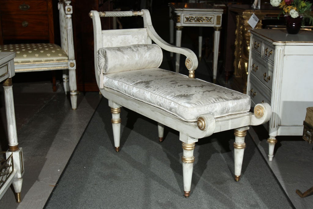 Maison Jansen Painted Recamier