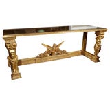 19th Cent French Carved Console
