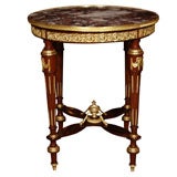 Russian Empire Mahogany & Bronze Table