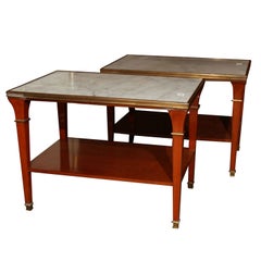 Maison Jansen Mahogany End Table