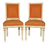 Pair of Maison Jansen Child's Chairs