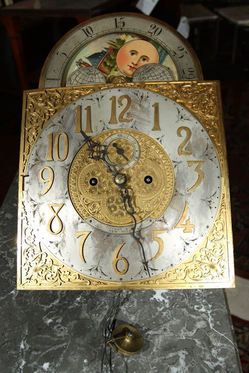 tiffany grandfather clock