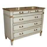 Vintage Maison Jansen Painted Chest of Drawers