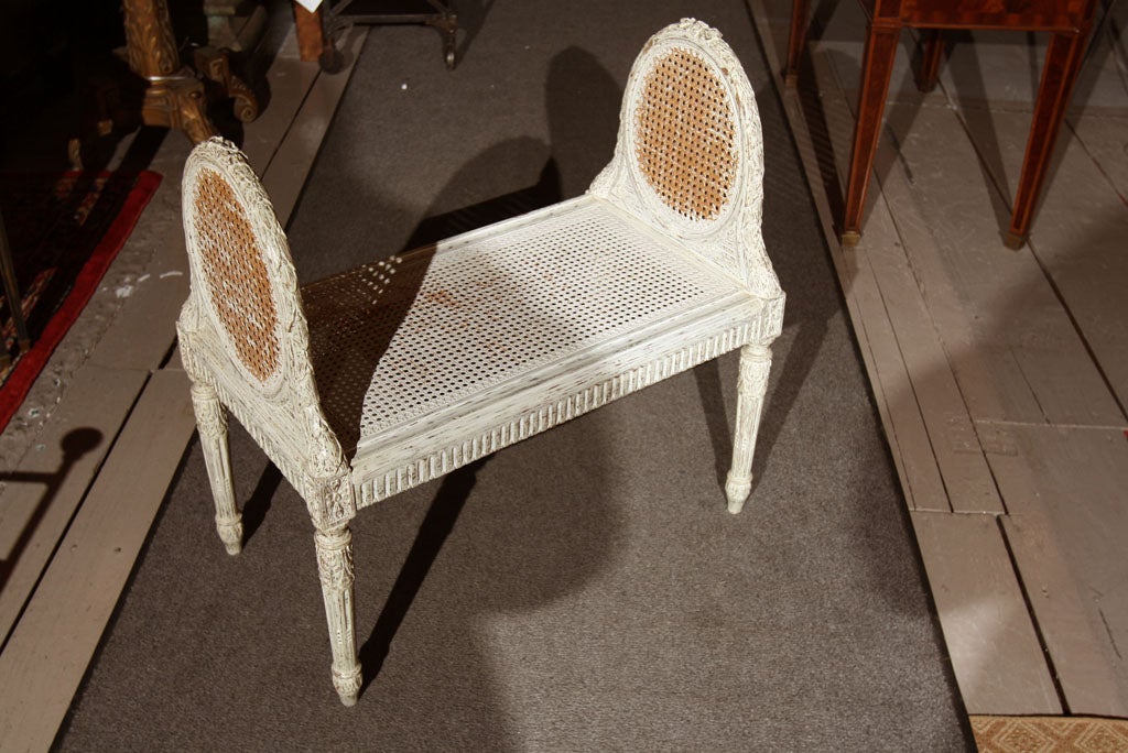 Maison Jansen Caned Window Bench
