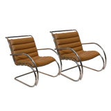 MR LOUNGE CHAIRS BY MIES van der ROHE