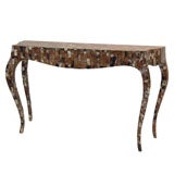 TESSELATED HORN CONSOLE TABLE