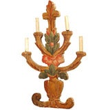 A Pair of Four Light Wall Appliques