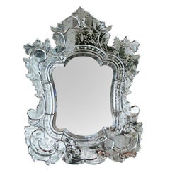Elaborate Vintage Venetian Mirror