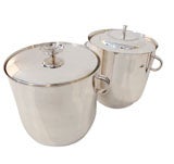 Silver Plated Ice Buckets by Tommi Parzinger