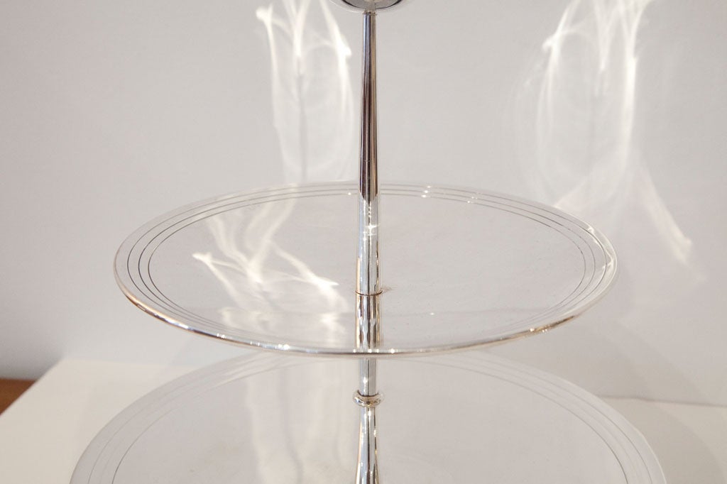 Mid-20th Century Silver Plated Serving Pieces by Tommi Parzinger