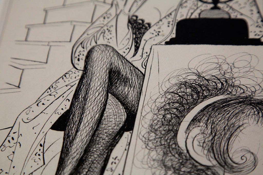 Original Cabaret Line Drawing by Al Hirschfeld at 1stDibs cabaret