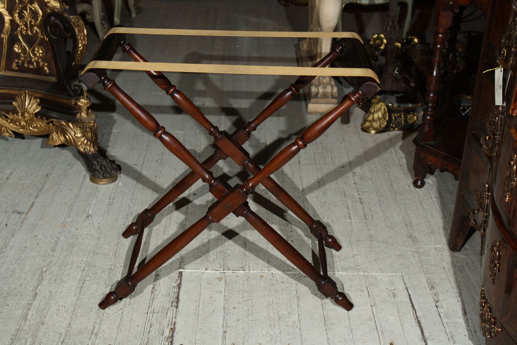antique butler tray table