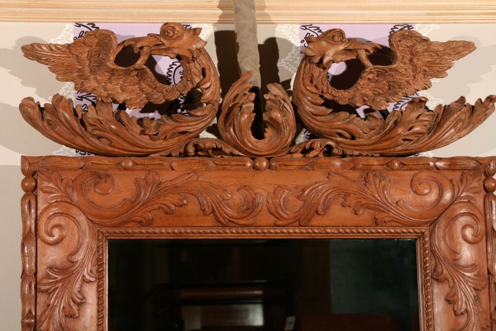 Carved Irish Mirror