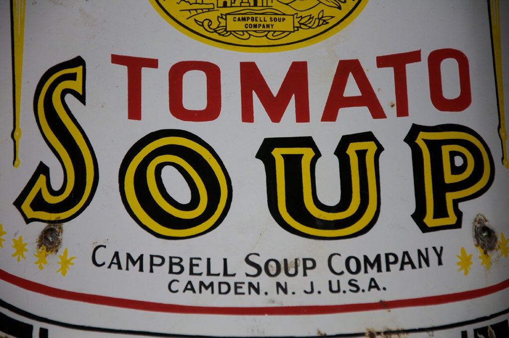 vintage campbell soup tin