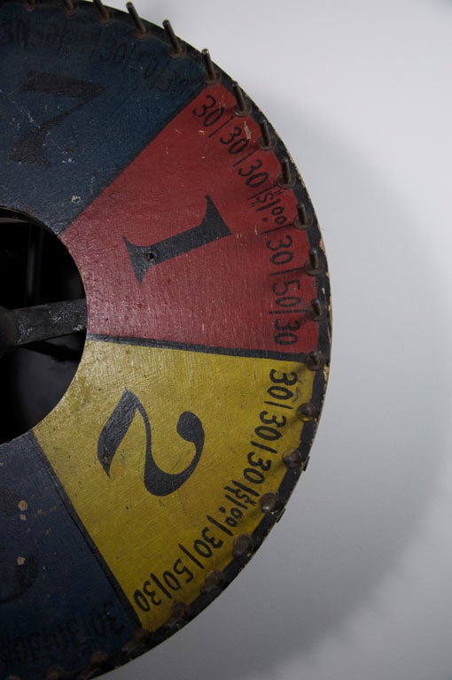 American Early Colorful Carnival Game Wheel