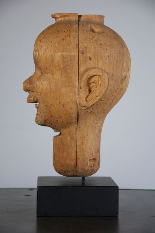 Vintage Wood Carved Ventriloquist's Dummy Head at 1stDibs custom made