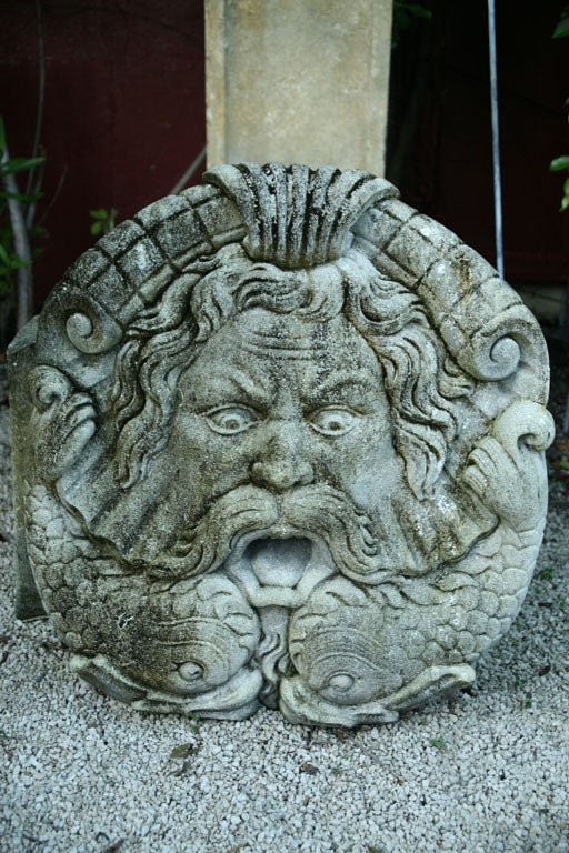 Garden Cartouche Poseidon