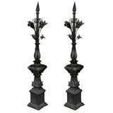 Antique Pair of French Finials
