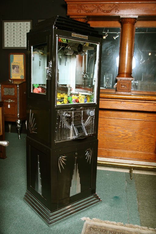 1936 Buckley Chicago Deluxe Crane Machine,  This machine was only made for the highest end establishments usually being hotels or private clubs. There are only 5 known examples of this model.