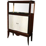 Parchment/ Palisander "Rio" French Art Deco Vitrine/ Display
