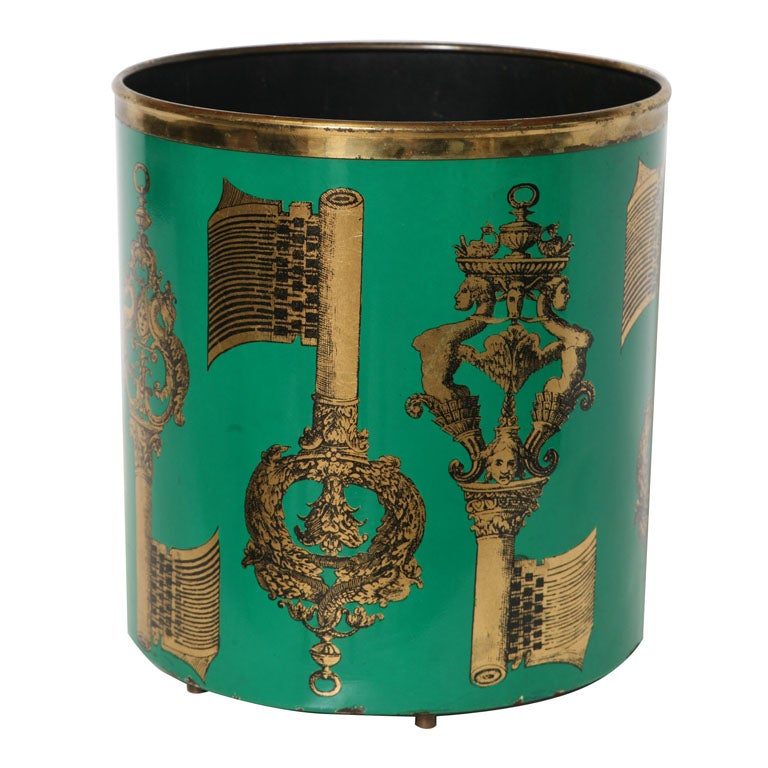 Piero Fornasetti Waste Can