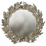 Wrought Iron Laurel/Olive Wreath Mirror