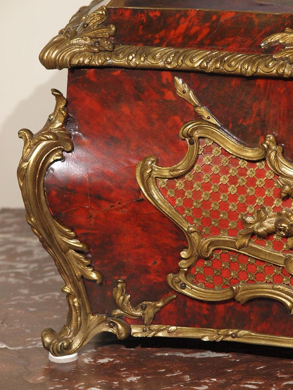 18th Century and Earlier EXCEPTIONAL 18TH C FRENCH JEWELL CASKET For Sale