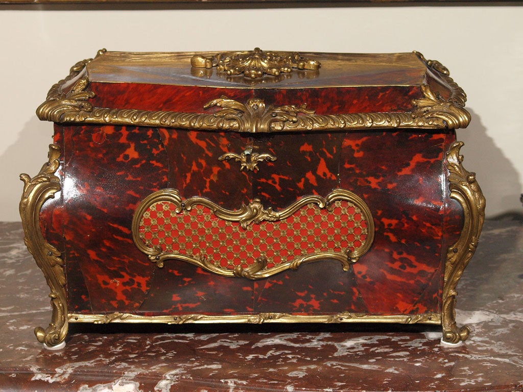 EXCEPTIONAL 18TH C FRENCH JEWELL CASKET For Sale 6