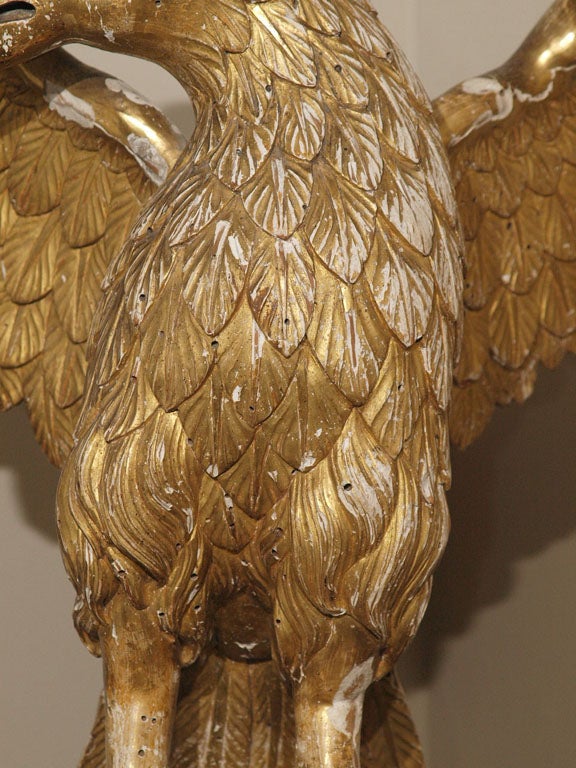 Folk Art American (New Hampshire) Carved Eagle For Sale