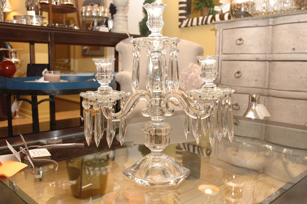 Pair of Heisey Candelabra 2