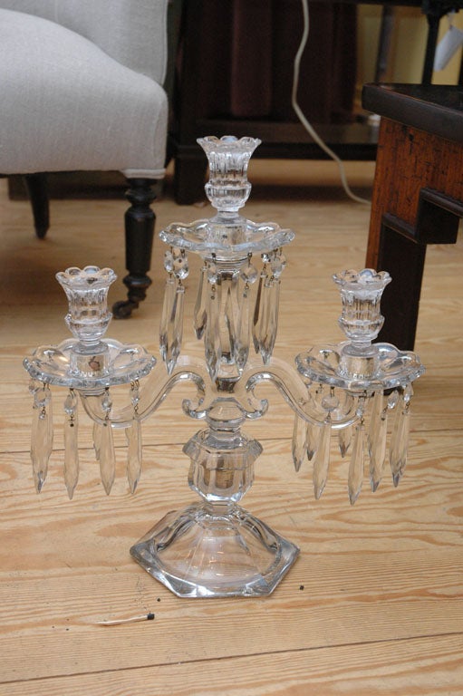 Pair of Heisey Candelabra 3