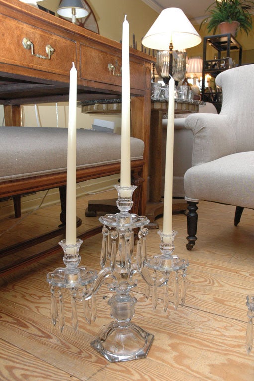 Pair of Heisey Candelabra 4