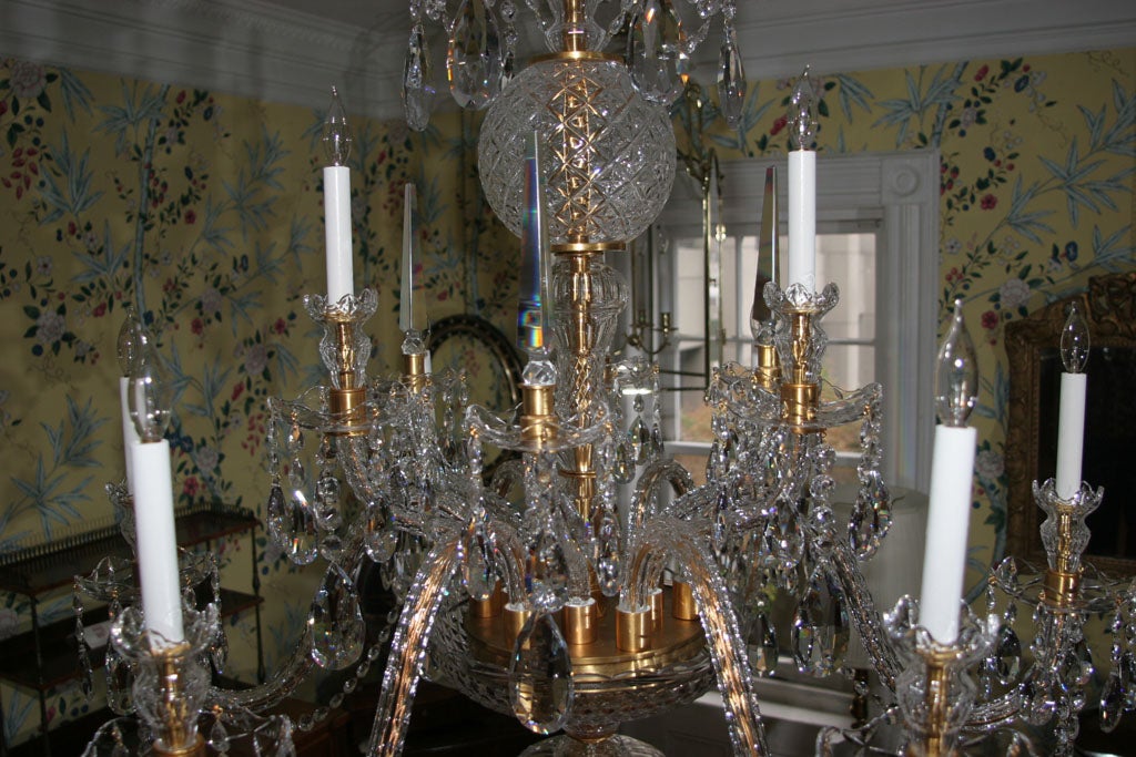 Hand-Crafted Custom Made to Order Cut Crystal Chandelier from One to Three Tiers For Sale