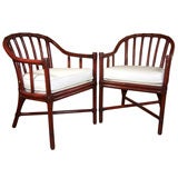 McGuire Bamboo Captain's Chairs