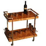 THE CENTER OF ATTENTION.... BURLWOOD BARCART