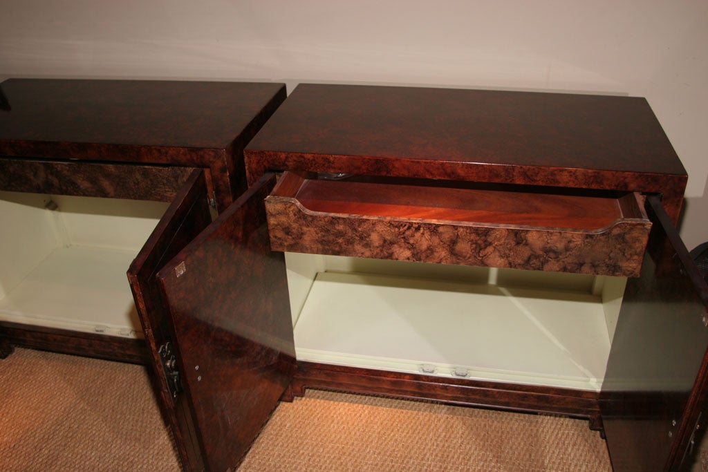 Pair of lacquered Asian inspired chests For Sale 3