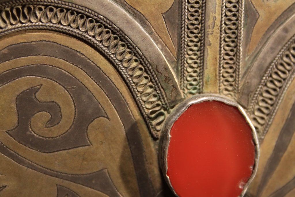 Tekke Turkoman Tribal Silver Asyk Pendant 6