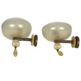 pair of Murano sconces