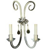 Pair of Crystal Sconces