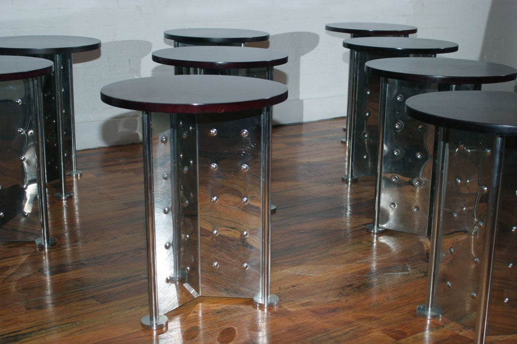 20th Century ROYALTON END TABLES, by Philippe Starck, for Driade Spa, c.1988,