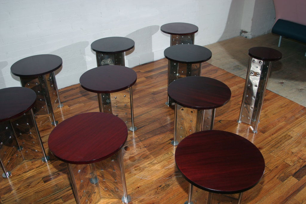 ROYALTON END TABLES, by Philippe Starck, for Driade Spa, c.1988, 1