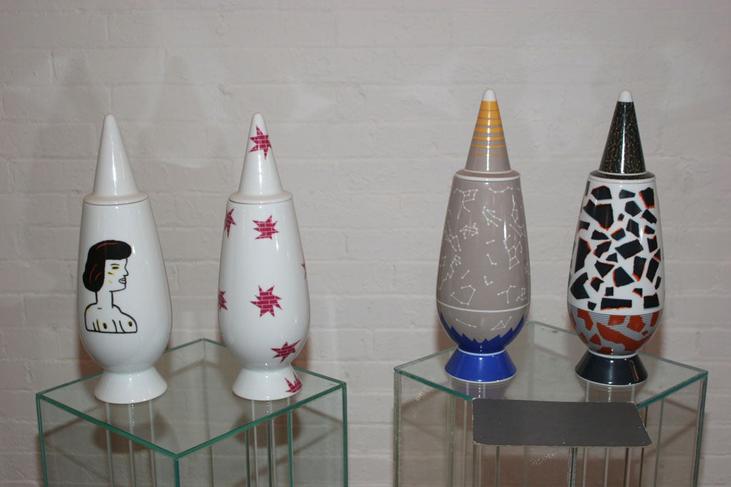 Alessi “Ceramic” Urns/Storage Jars (Set of 4), by Alessi, c.1940