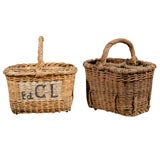 Antique Old French Baskets