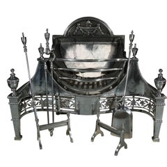 English Steel Fire Grate