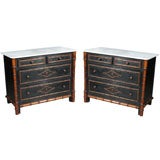 Antique A  Faux Bamboo Chest