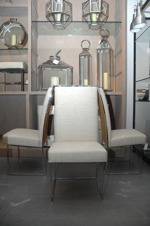 Set of 6 Milo Baughman Dining Chairs