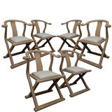 Set of 6 Chinoise Dining Chairs